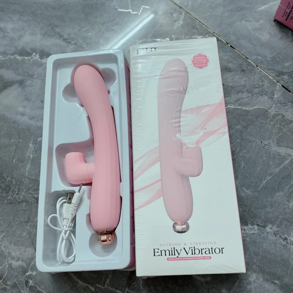 G-Spot Massage Vibrator 10 Modes ABS Silicone White Pink — hình 6