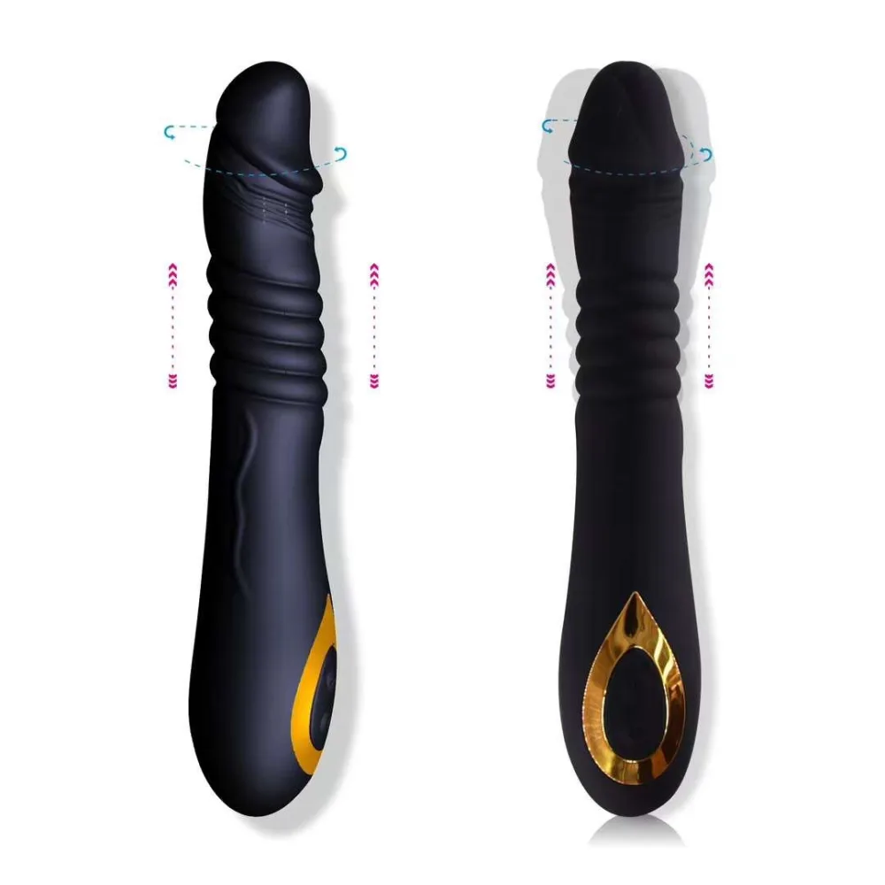 12-Speed G-Spot Rotating Vibrator Silicone Waterproof Black — Specifications at a Glance