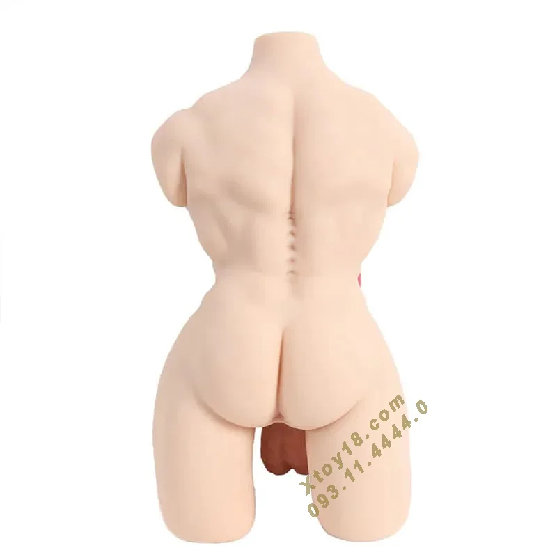 3D Male Partial Sex Doll Silicone Flexible Erotic Toy — hình 3