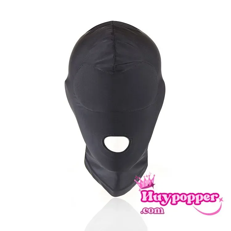 Spandex Open Mouth BDSM Mask Comfortable Breathable Fit — Thoughtful Design for Maximum Comfort