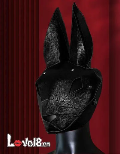 Black Leather Bunny BDSM Mask Breathable Eye Opening — Why Choose the Black Bunny BDSM Cosplay Hood Mask?