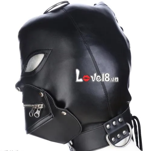Demon Hood BDSM Mask with Mouth Lock Black PU Leather — Why Choose Our Devil Mask?