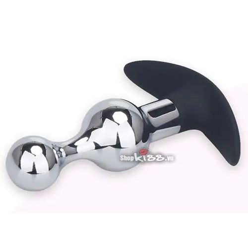 Anchor Metal Anal Plug Gay BDSM Steel Plug Smooth Sensation — hình 3