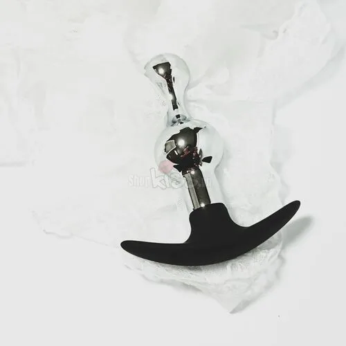 Anchor Metal Anal Plug Gay BDSM Steel Plug Smooth Sensation — hình 5