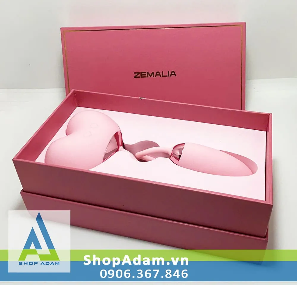 Zemalia Peachy Dolphin Plus High-Tech Oral & Vibrating Toy — The powerful vibrating egg offers multiple modes to