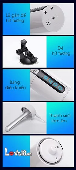 Air Jet Heated Automatic Male Masturbator Vibration Toy — Compact Design & Smart Functionality