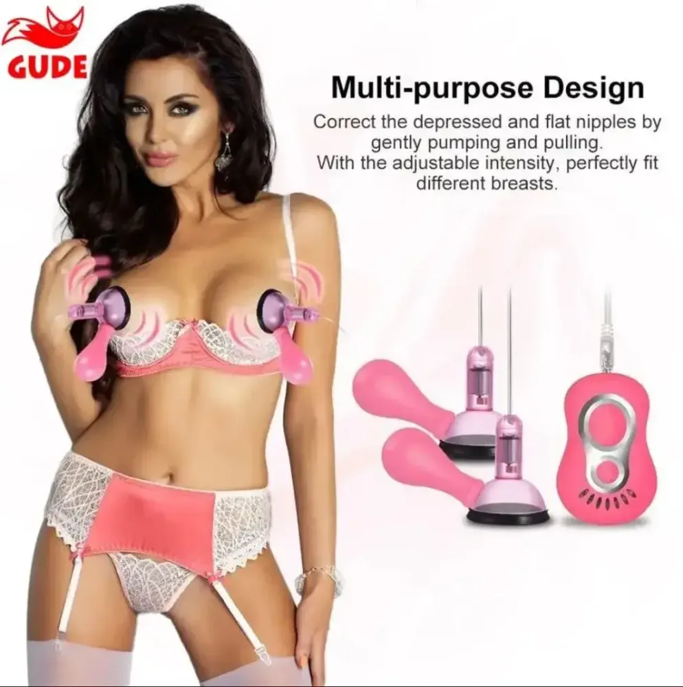 DC67K Nipple Vibrator Sucking Cup 7 Modes for Intense — Innovative Dual-Technology for Maximum Pleasure