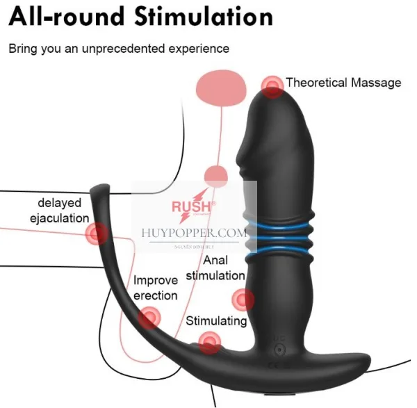 IPHISI Prostate Stimulation Pump Remote Control — Unmatched Prostate Stimulation Experience