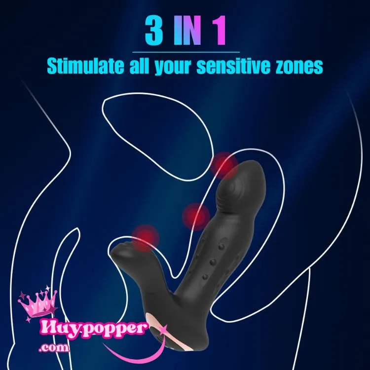 MiLy Prostate Massager with Remote Rotating & Thrusting — hình 3