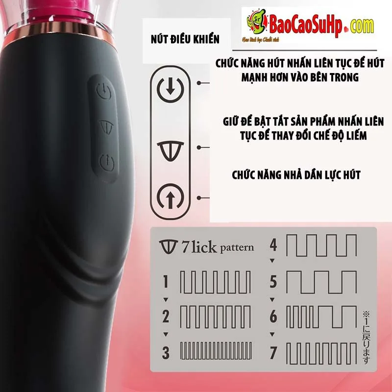 A-ONE Kazuhiko Handheld Ti Sucking Vibrator Japan — hình 4