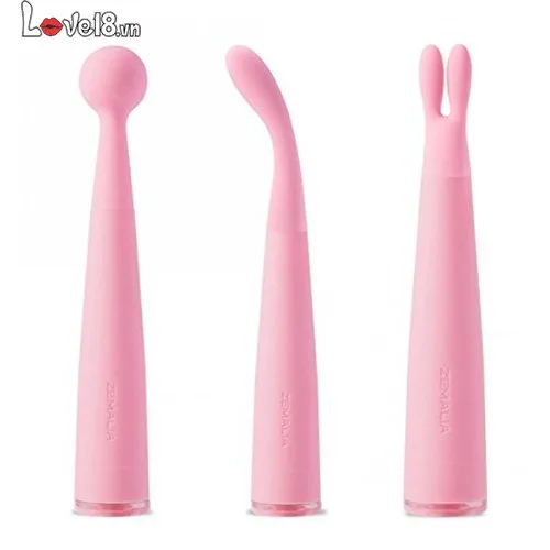 Zemalia Lulu G-Spot Massager 3 Heads Silicone Pink — Versatile and User-Friendly