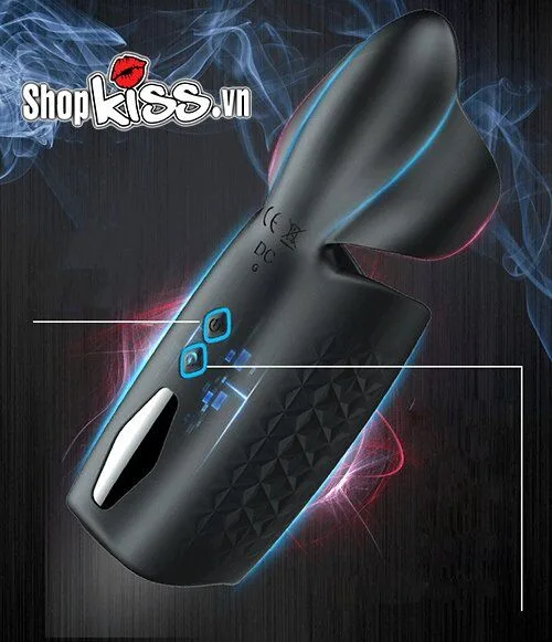 Penis Stimulator Male Masturbator Testicle Massage Device — The user-friendly control button on the device's body makes