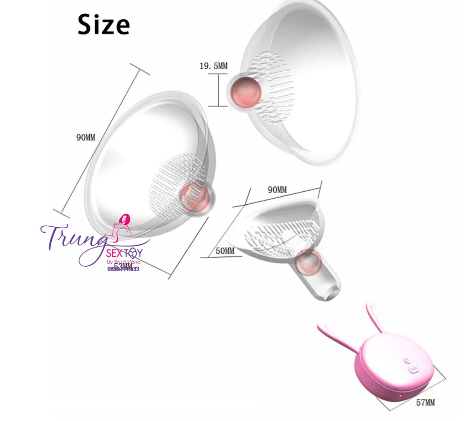 Remote Controlled Strong Breast Massager 10 Vibration Modes — User-Friendly and Discreet