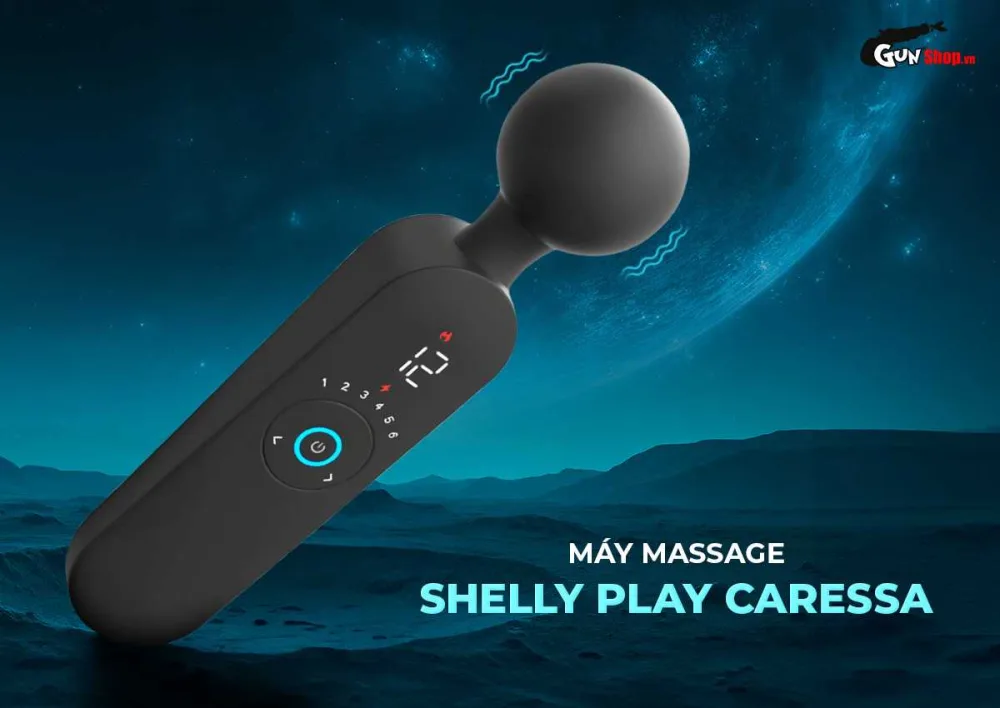 Shelly Play Caressa 50mm Rotating Massage Vibrator 360°