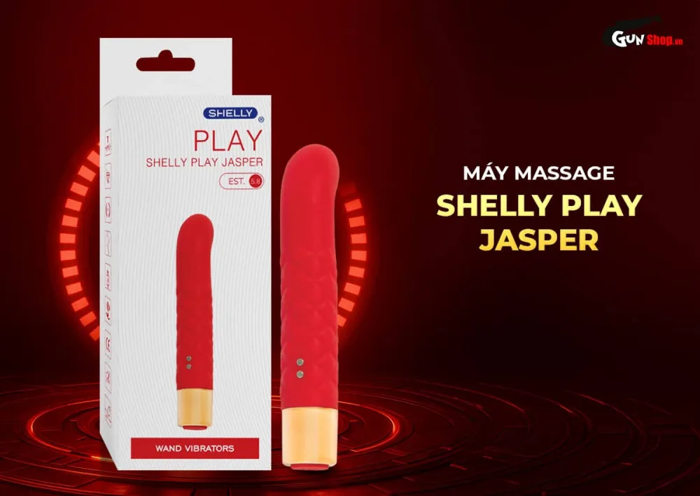 Shelly Play Jasper Powerful Magic Massage Toy Textured Design