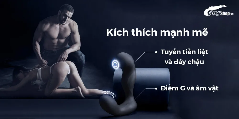 Svakom Iker Dual-Motor Powerful Remote Anal Massage Toy — hình 3