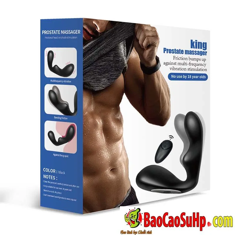 KingProMen Remote Prostate and Anal Massager Male Sextoy — hình 2