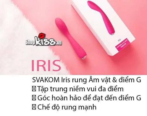 Svakom Iris G-Spot Silicone Massager Intense Female Pleasure — Crafted for those with a passionate spirit, Svakom Iris