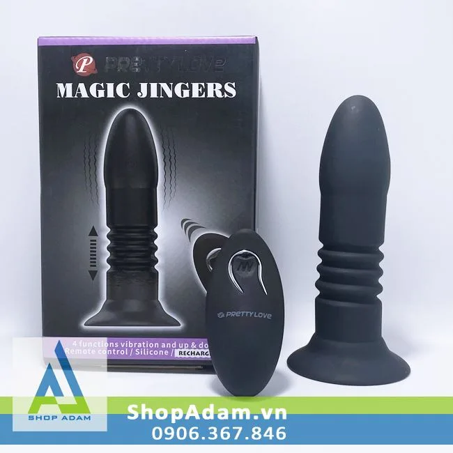 Magic Jingers Remote-Control Anal Vibrating Massager