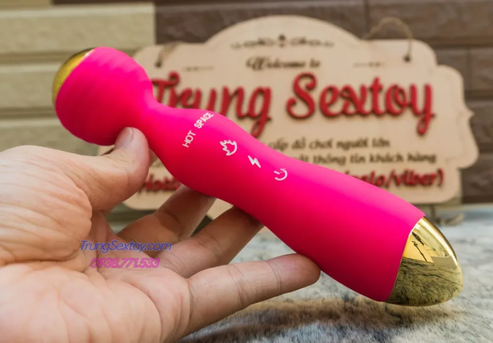 Hot Space 7-Mode Rechargeable Heat Vibrating Silicone — hình 4