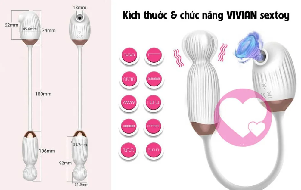 Vivvian G-Spot USB Rechargeable Female Oral Simulation — Order now and enjoy sensational orgasms anytime, anywhere!