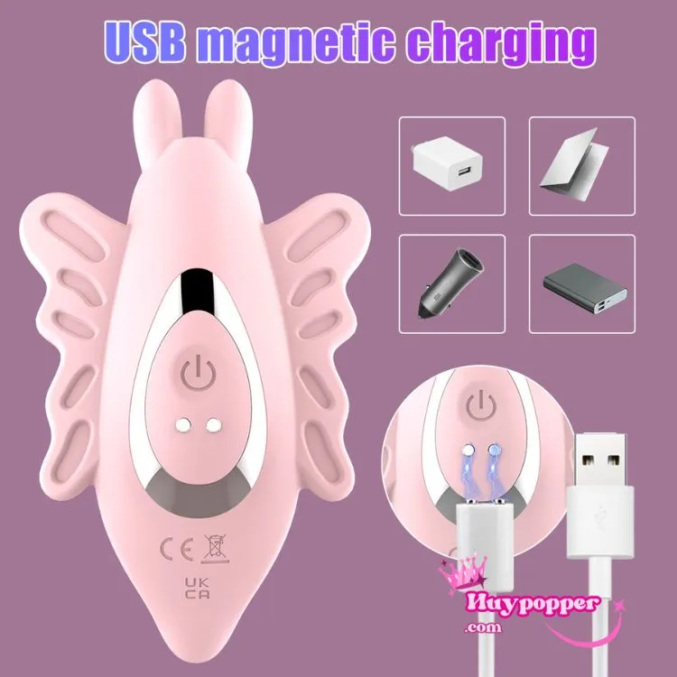 Remote control butterfly vibrator with rotator pulsator — hình 5