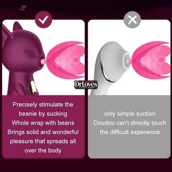 OEM Fox Vagina Warm Suction 10-Speed Waterproof Vibrator — hình 2