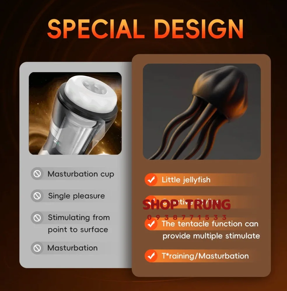 Little Jellyfish Octopus Shape Vibrator 10 Modes 2-in-1 — Cutting-Edge Design and Powerful Vibration Modes