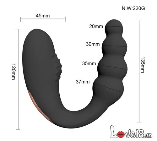 Faak Dual U-Shape Silicone Prostate Anal Massager — Superior Materials & Safety Features