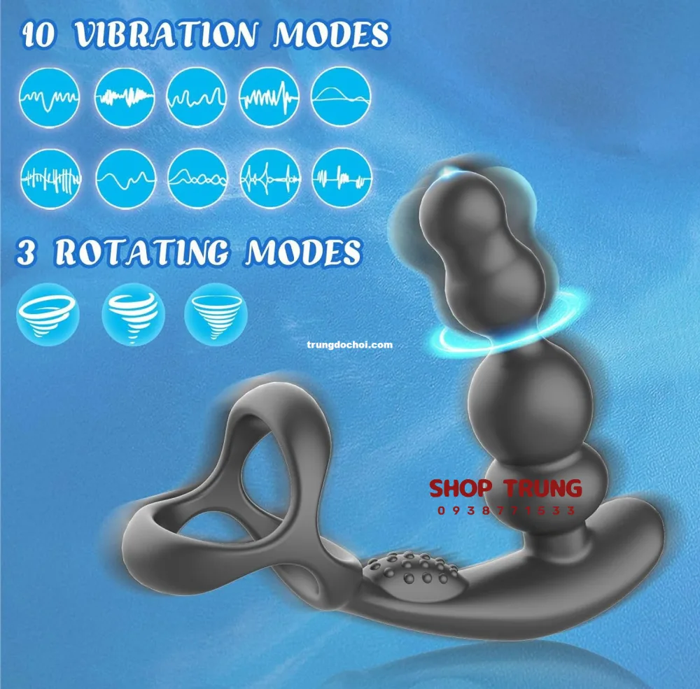 Mr Play Super Power 10 Mode Anal Massager App Control Safety — Sleek, Safe Design with Premium Medical-Grade Silicone