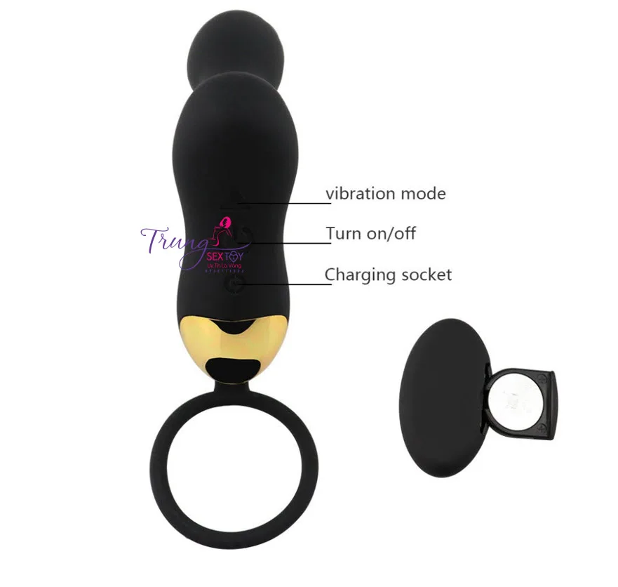 Prostate Massager Anal Vibrator USB Rechargeable — hình 4