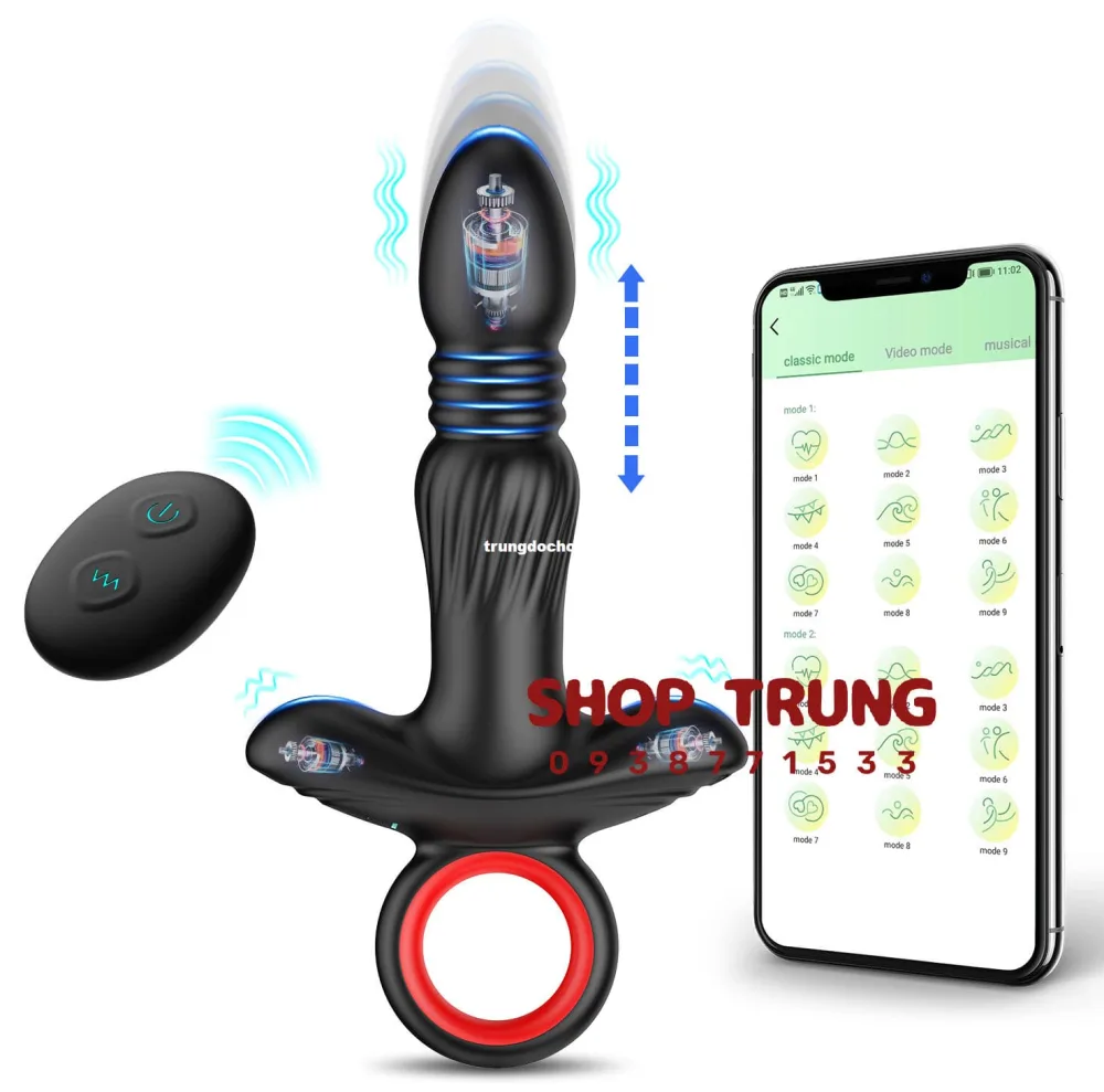 Hgod Pro Anal Vibrator 2024 Enhanced Pleasure Adult Toy — Easy and Versatile Use with Remote and App Control