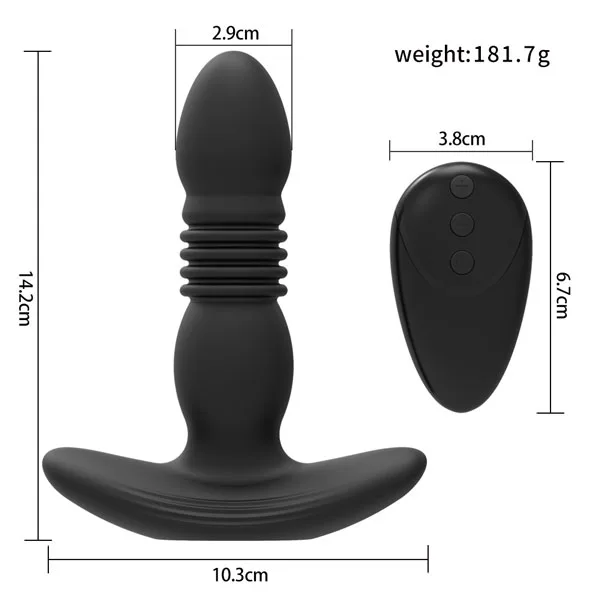 Auto Thrusting Remote Prostate Vibrator 10 Settings — hình 5