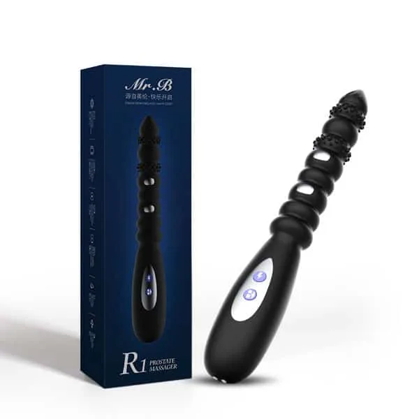 Mr.B R1 Anal Massage Vibrator – 10 Vibration Modes, Powerful — Originating from the USA, this sophisticated product