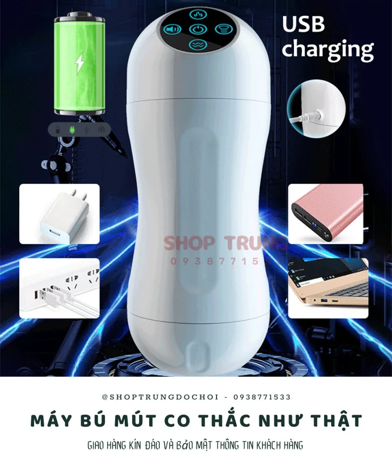 Heihei Cup Auto Rumble Vacuum USB Rechargeable Male — Powerful Features for Unmatched Stimulation
