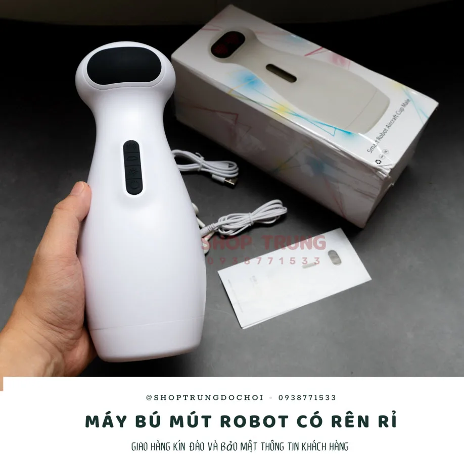 Cute Robot Automatic Sucking Vibrating Male Masturbator 10 — Safe, Comfortable, and Easy to Use