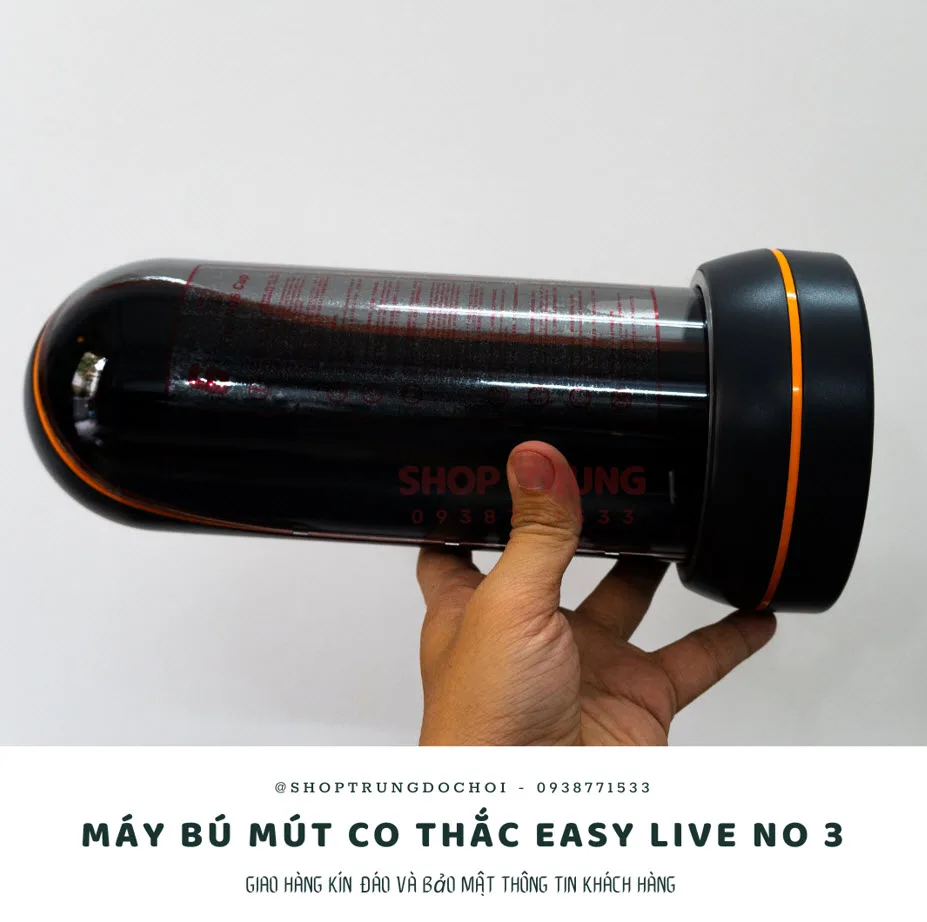 Easy Live No 3 Auto Vibrating Suction Male Masturbator — hình 4