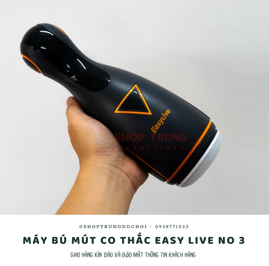 Easy Live No 3 Auto Vibrating Suction Male Masturbator — Innovative Design for a Realistic Experience