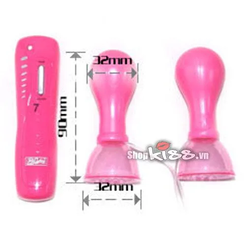 DC67K Mini Breast Vibrator Silicone Female Massager — hình 3