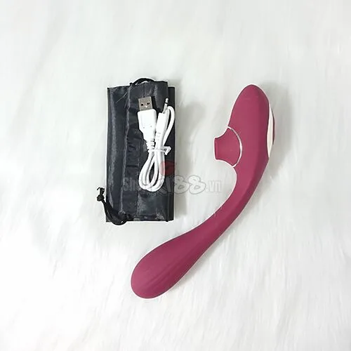 Dina Dual Function Vibrator + Suction Pleasure Device — hình 5