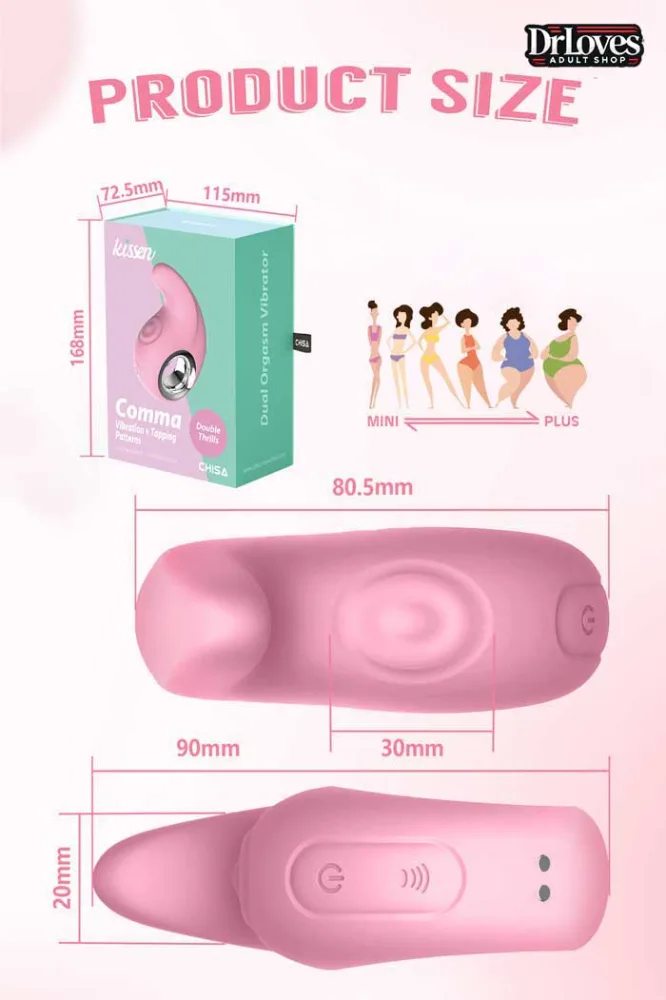 Kissen Comma 10-Speed Powerful Silent Vibrator Japan — hình 2