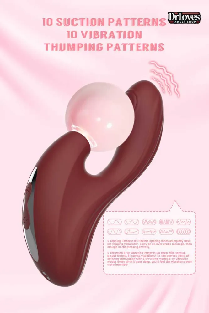 Chisa Kissen Nymph 3in1 Vibration Suction Climax Stimulator — hình 3