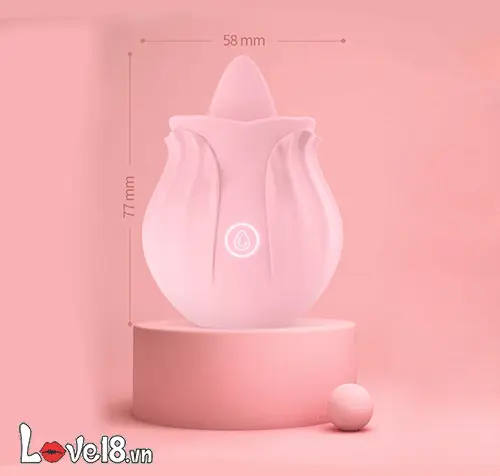 OMYSKY Flower-Shaped Clitoris Licking Vibrator Powerful — hình 4