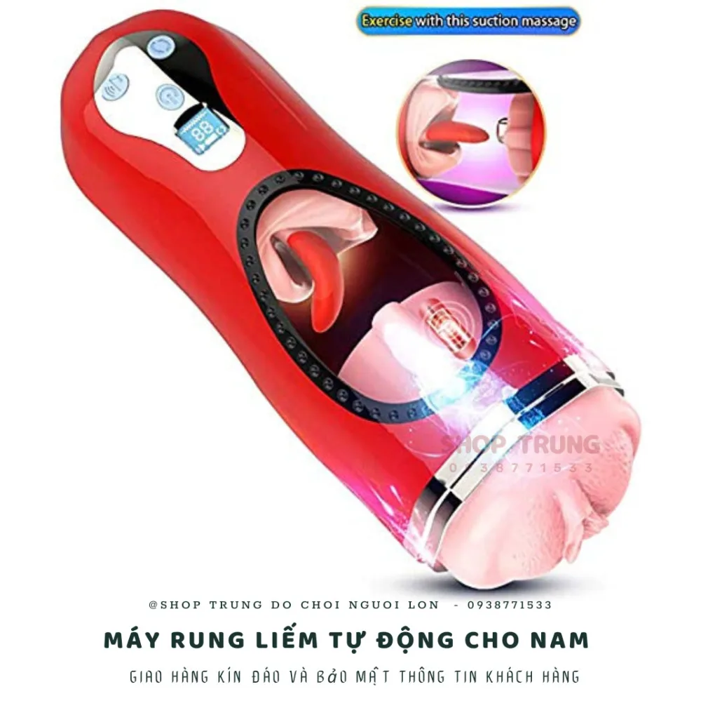 Male Vibrating Licking and Thrusting Massage Device — Crafted with cutting-edge technology and superior