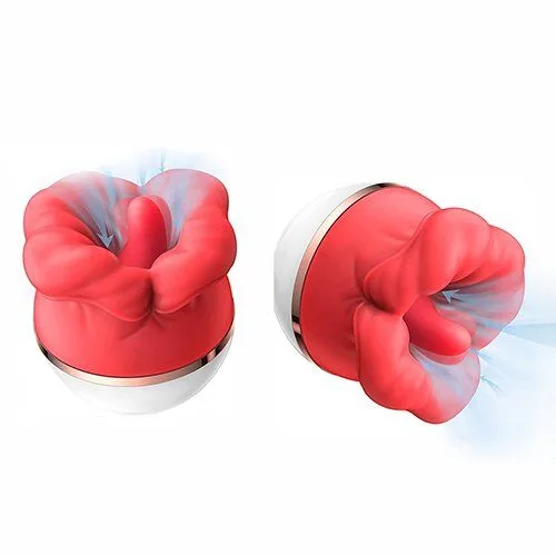 Big Mouth Rose Clitoral Licking Sucking Vibrator Red Petals — Detailed Specifications and Benefits