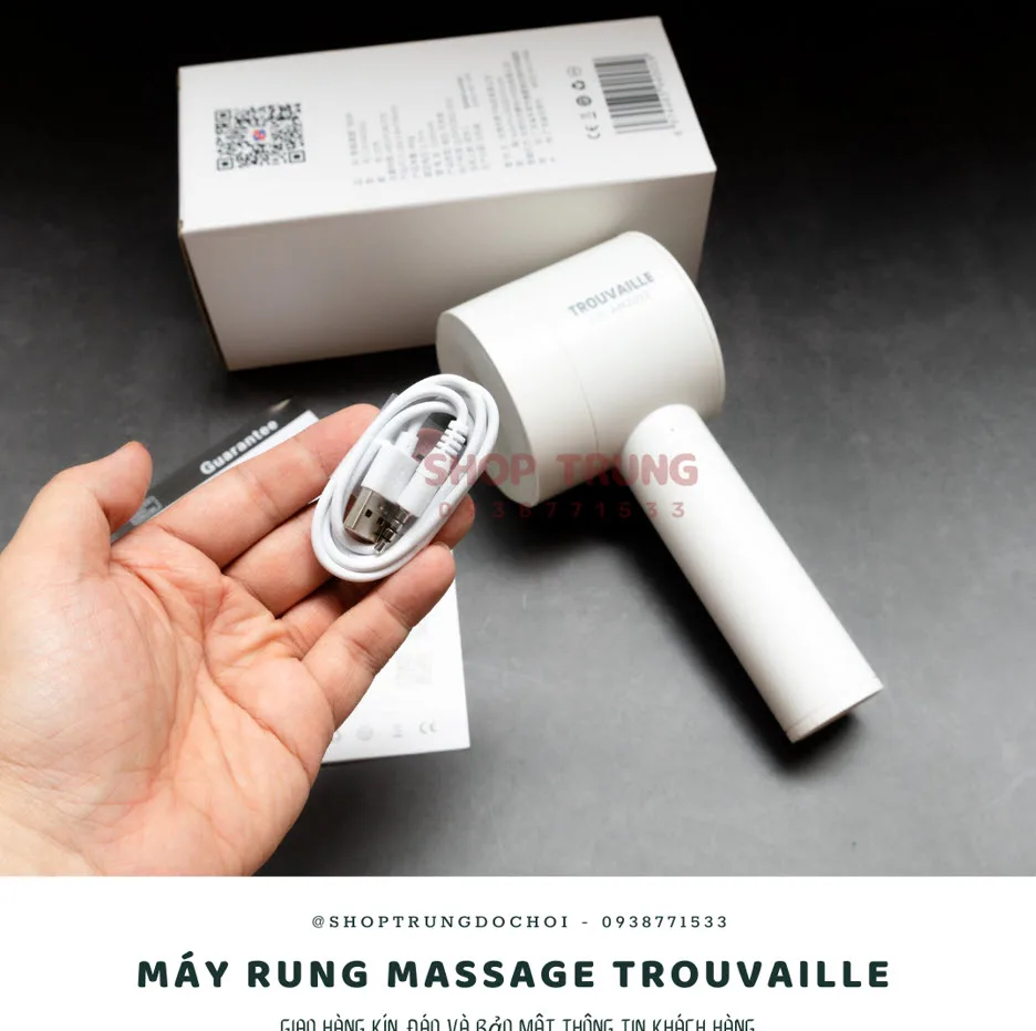Trouvaille 6-Speed Rechargeable Powerful Massage Toy — Effortless Operation & Unique Extras