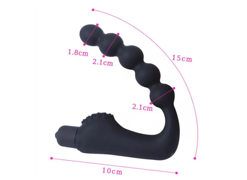 12 Mode Silicone Anal Massage Vibrator 15cm — Whether you want a slow, teasing vibration or a rapid