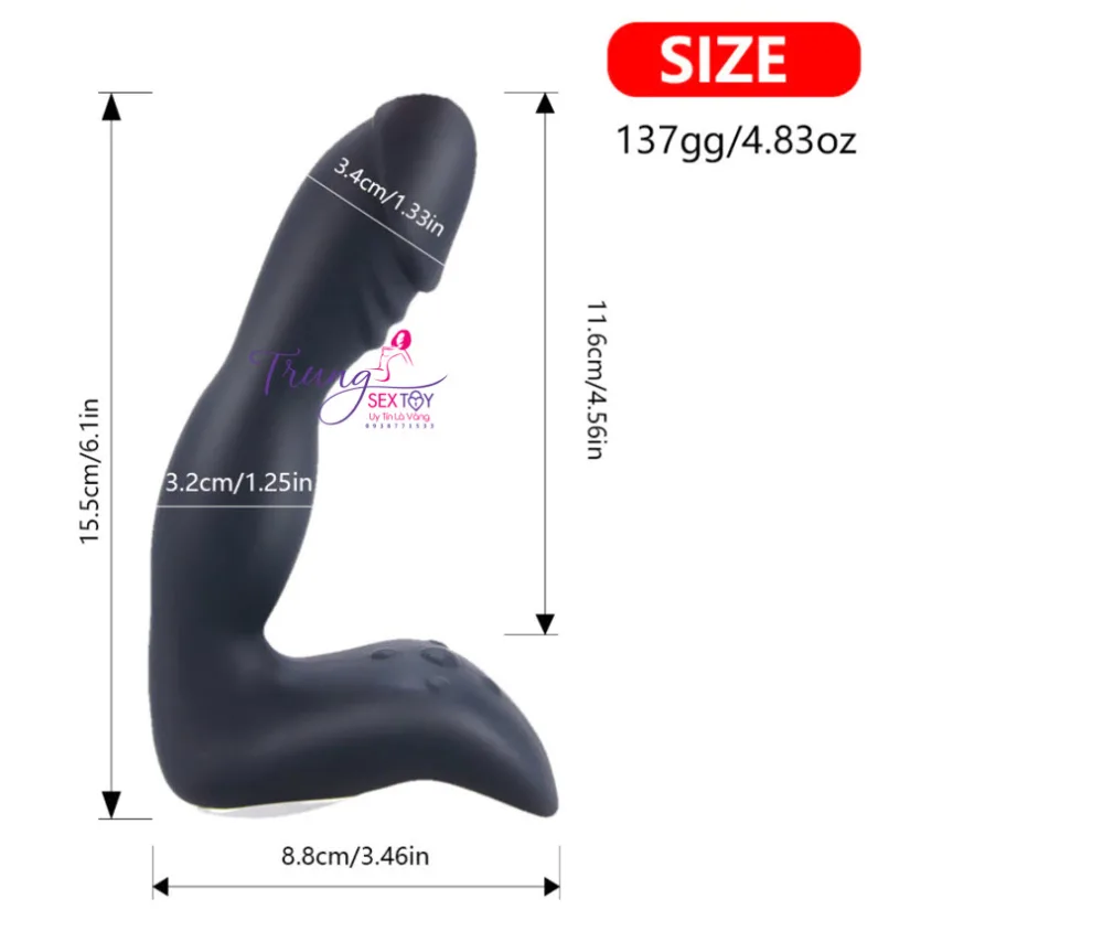 Carlota Prostate & Anal Massager, 10-Speed USB Rechargeable — Designed for Comfort and Versatility