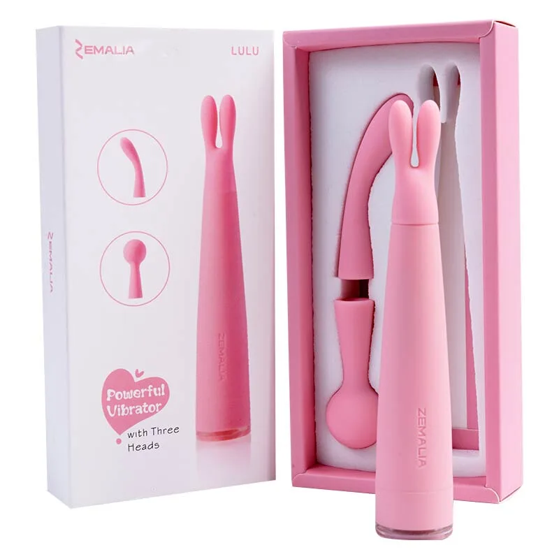 Mini 3 Head Silicone G Spot Vaginal Massager 10 Vibration — hình 4
