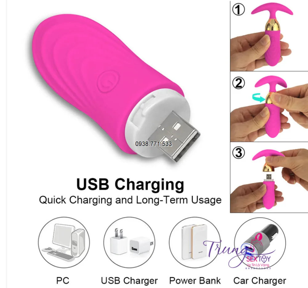 Mini USB Remote Control Vibrator 10 Speed Rechargeable — Rechargeable & User-Friendly